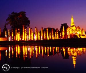 Sukhothai Historical Park 1 - Thailand rondreis Around The World Travel